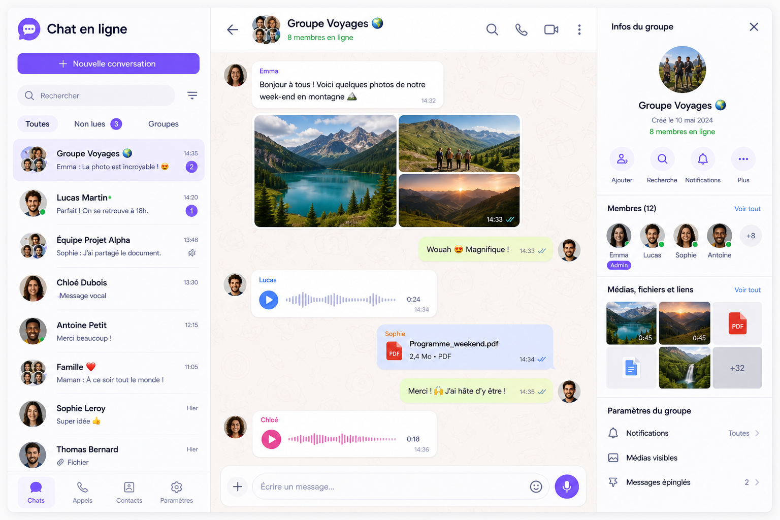 Module chat GoExploria secondaire